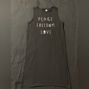 H & M Peace Freedom Love Shirt